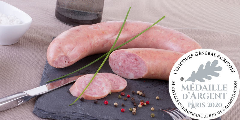 Saucisson Cuit du Bourbonnais Médaille Argent 2020 CGA