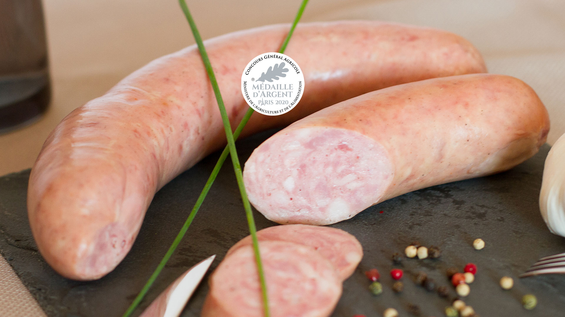 Saucisson cuit Le Bourbonnais